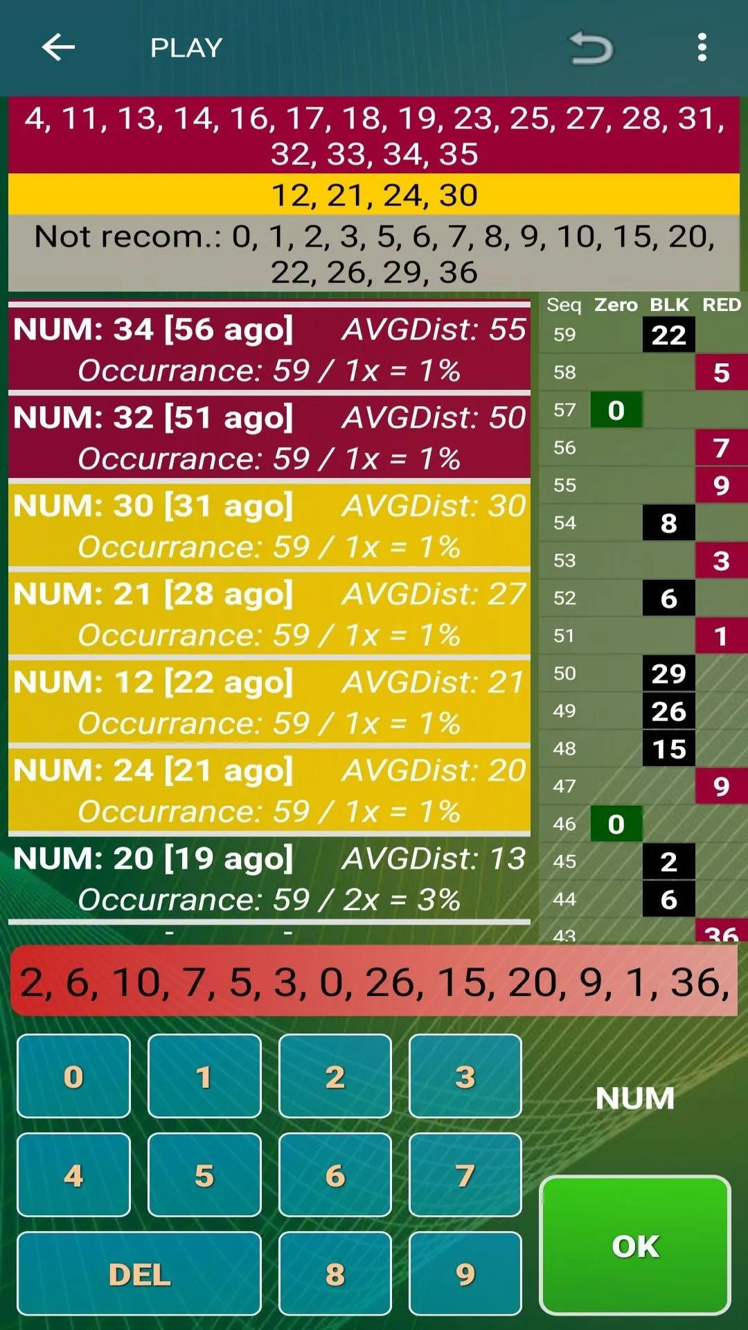 Roulette Inside Number Counter | Indus Appstore | Screenshot