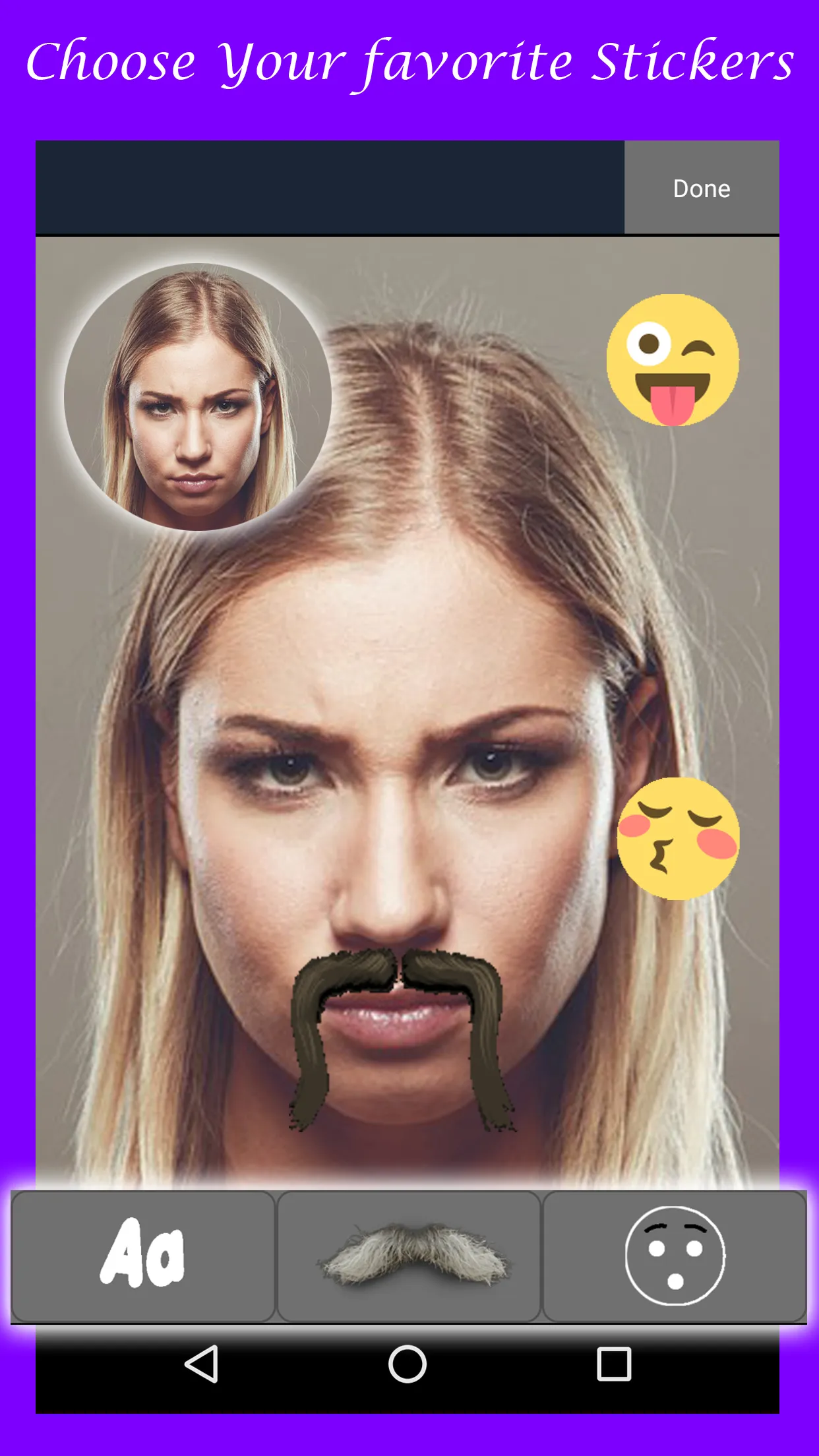 Mustache Photo Editor | Indus Appstore | Screenshot