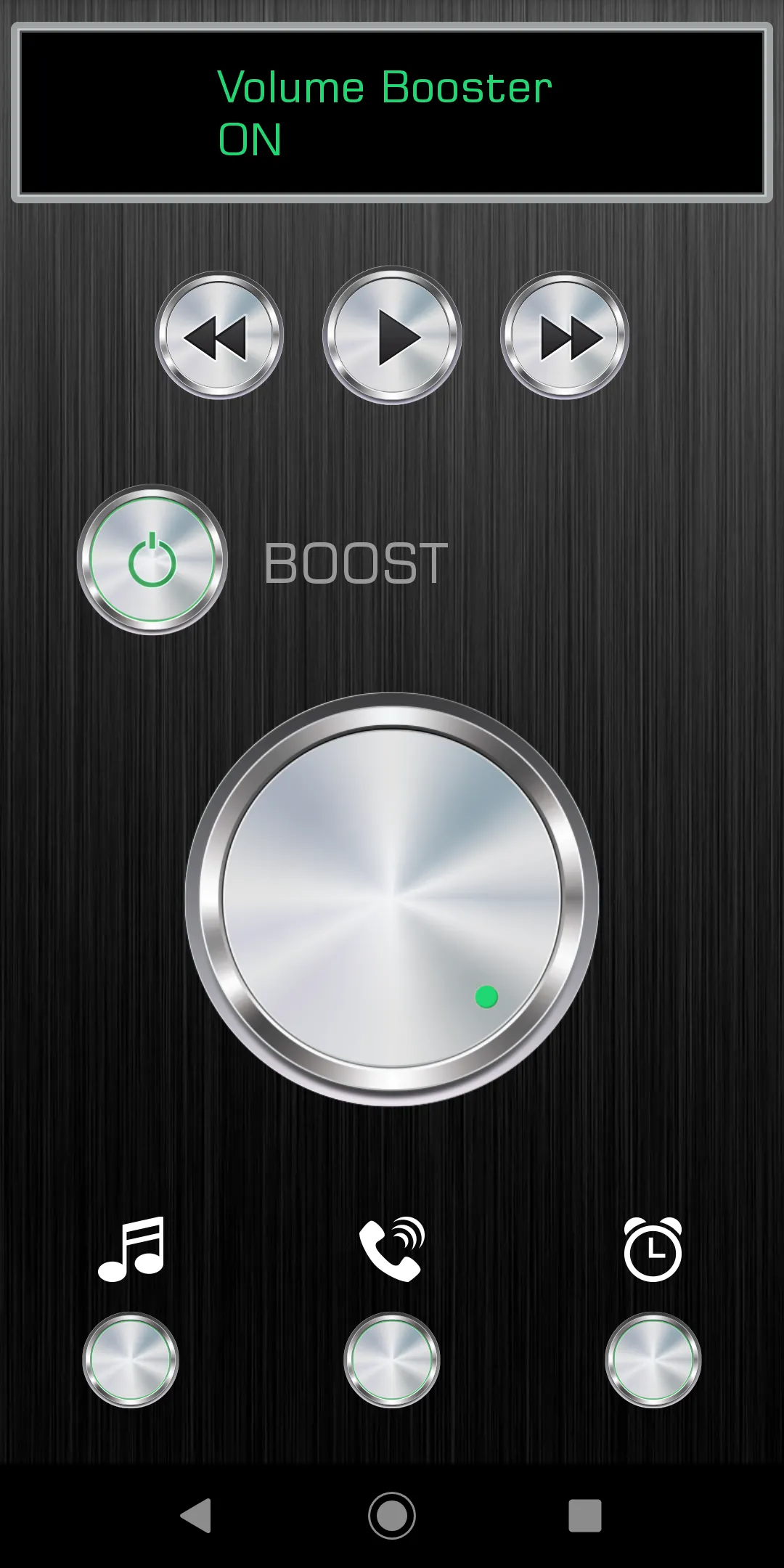 Volume Booster Black Edition | Indus Appstore | Screenshot