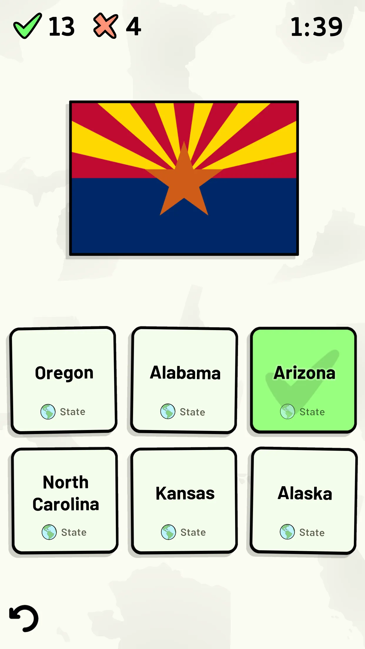 US States Quiz | Indus Appstore | Screenshot