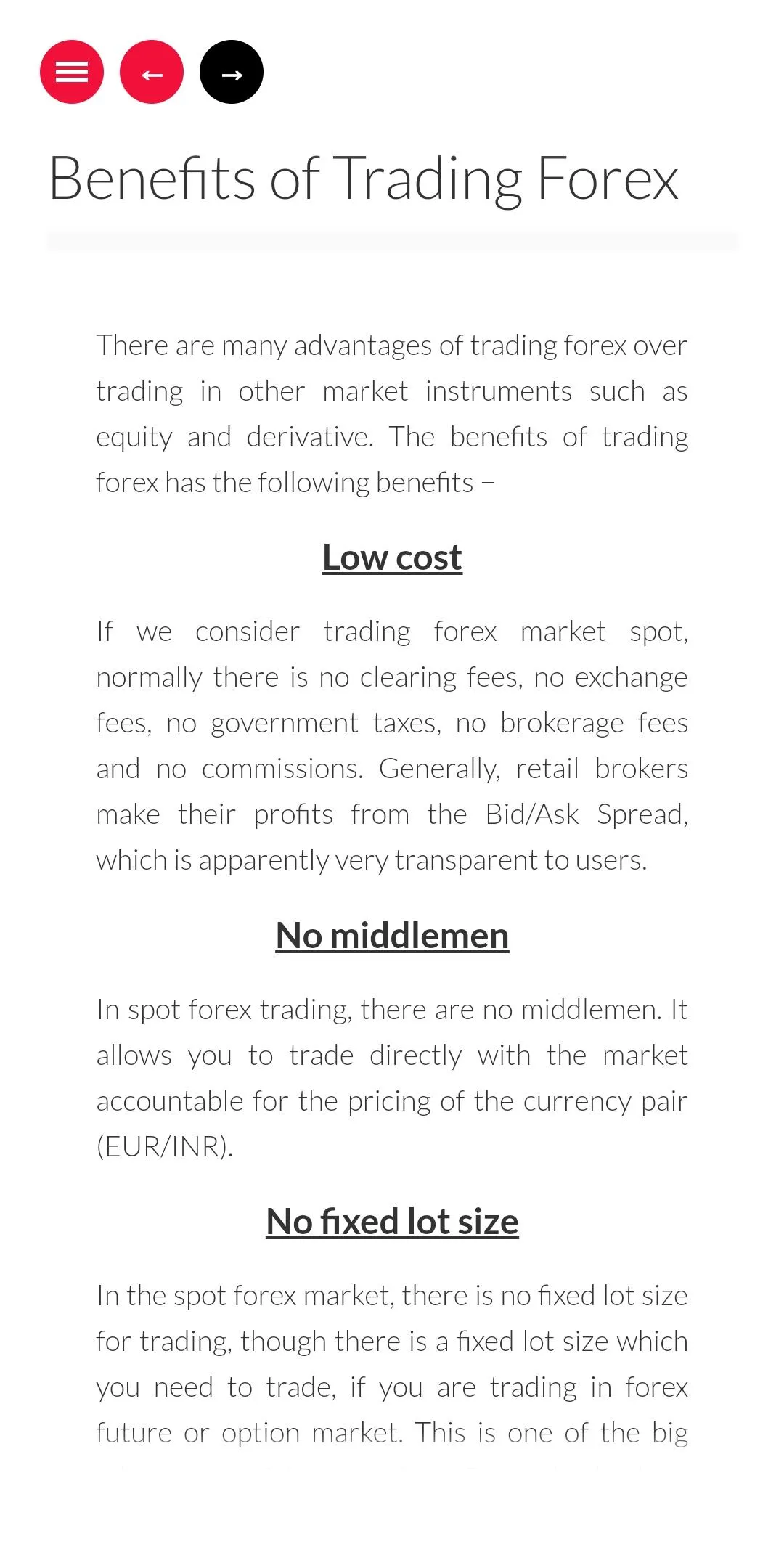 Learn Forex Trading | Indus Appstore | Screenshot