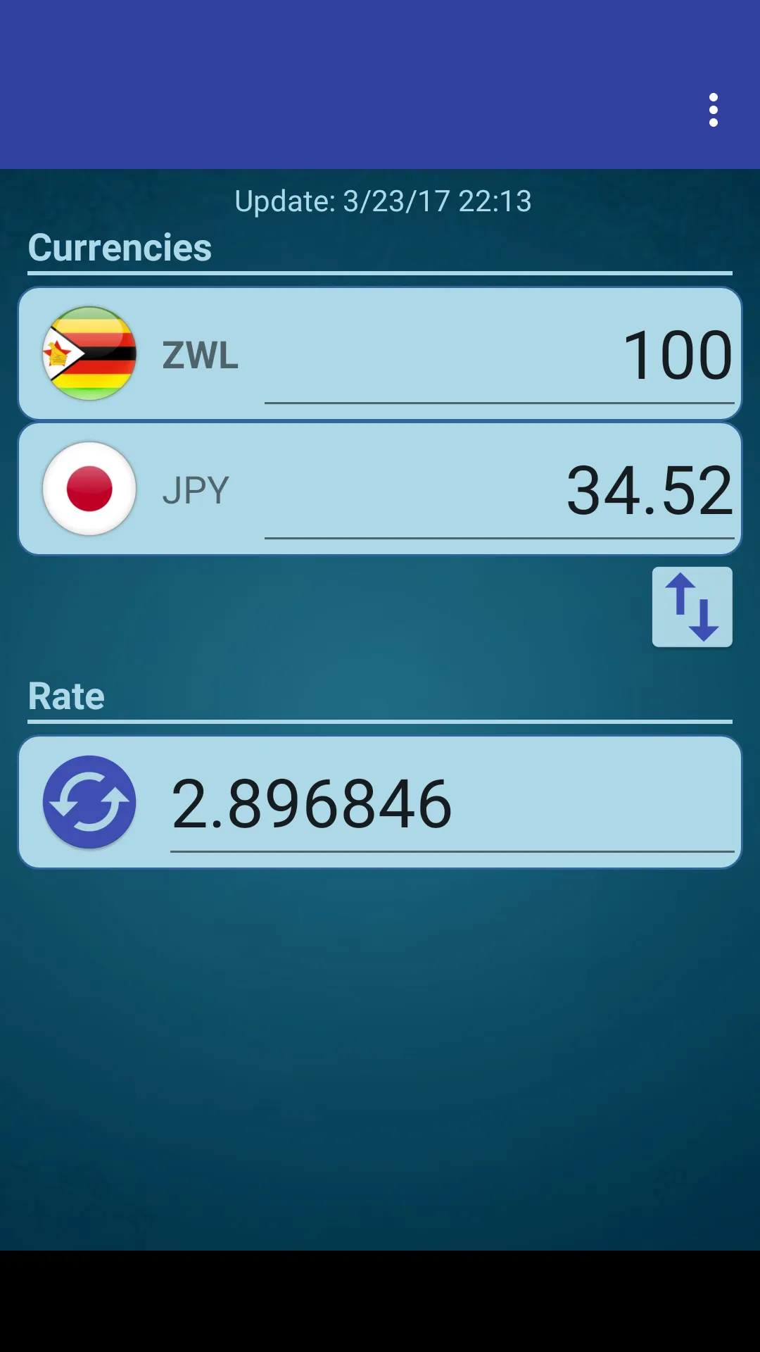 Japan Yen x Zimbabwe Dollar | Indus Appstore | Screenshot