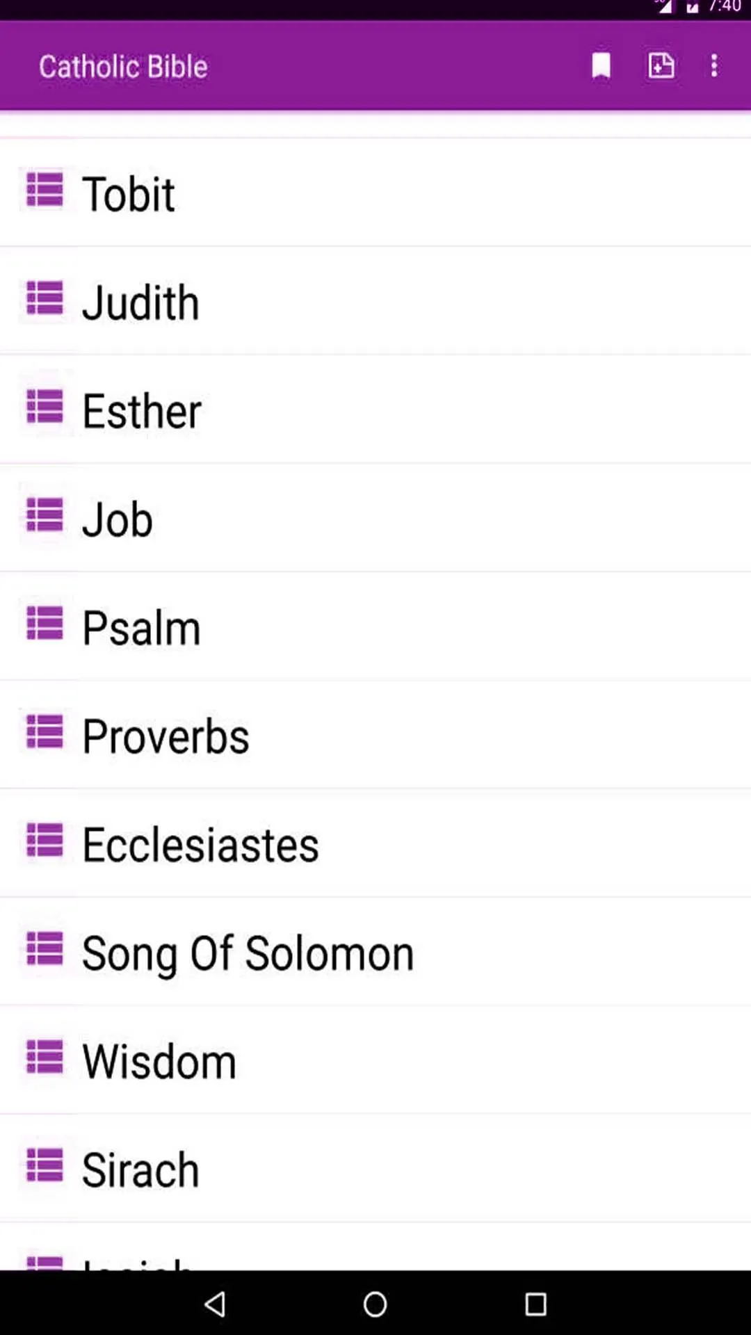 Catholic Bible complimentary | Indus Appstore | Screenshot