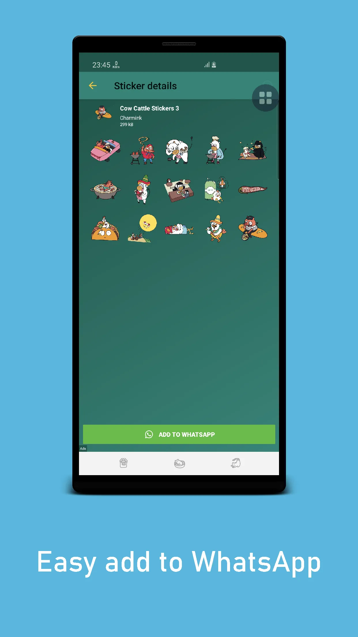 Cow WAStickerApps | Indus Appstore | Screenshot