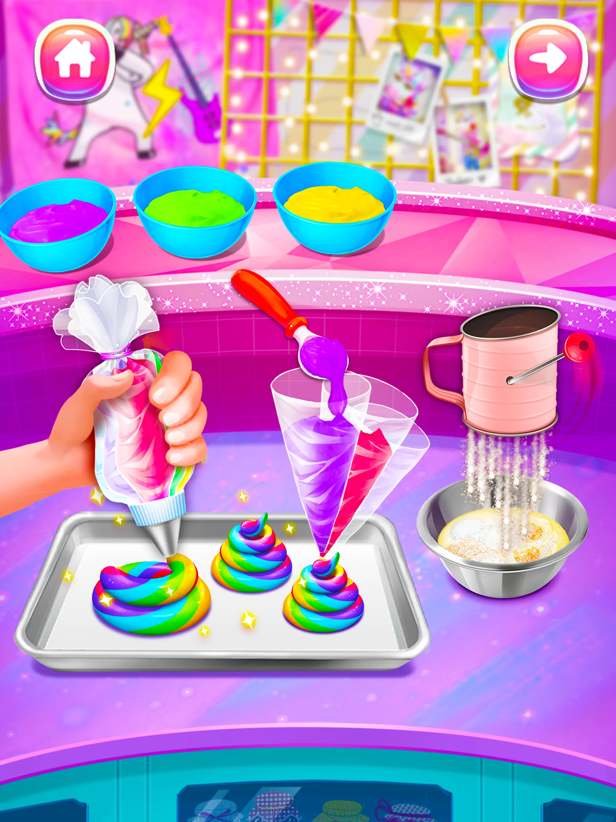 Girl Games: Unicorn Cooking | Indus Appstore | Screenshot