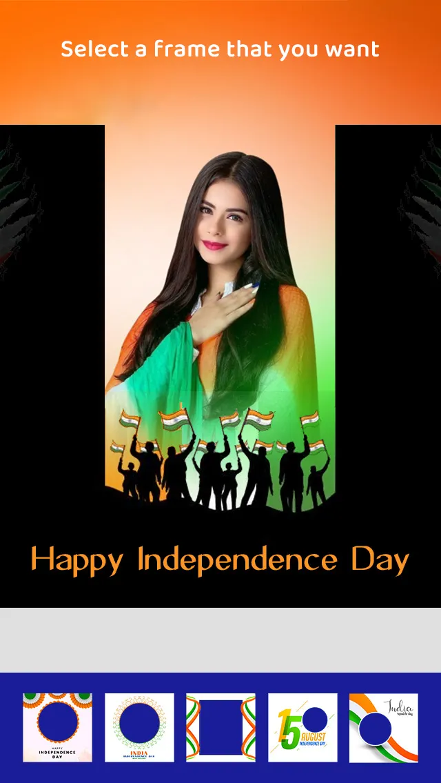 Independence Day Photo Frame | Indus Appstore | Screenshot