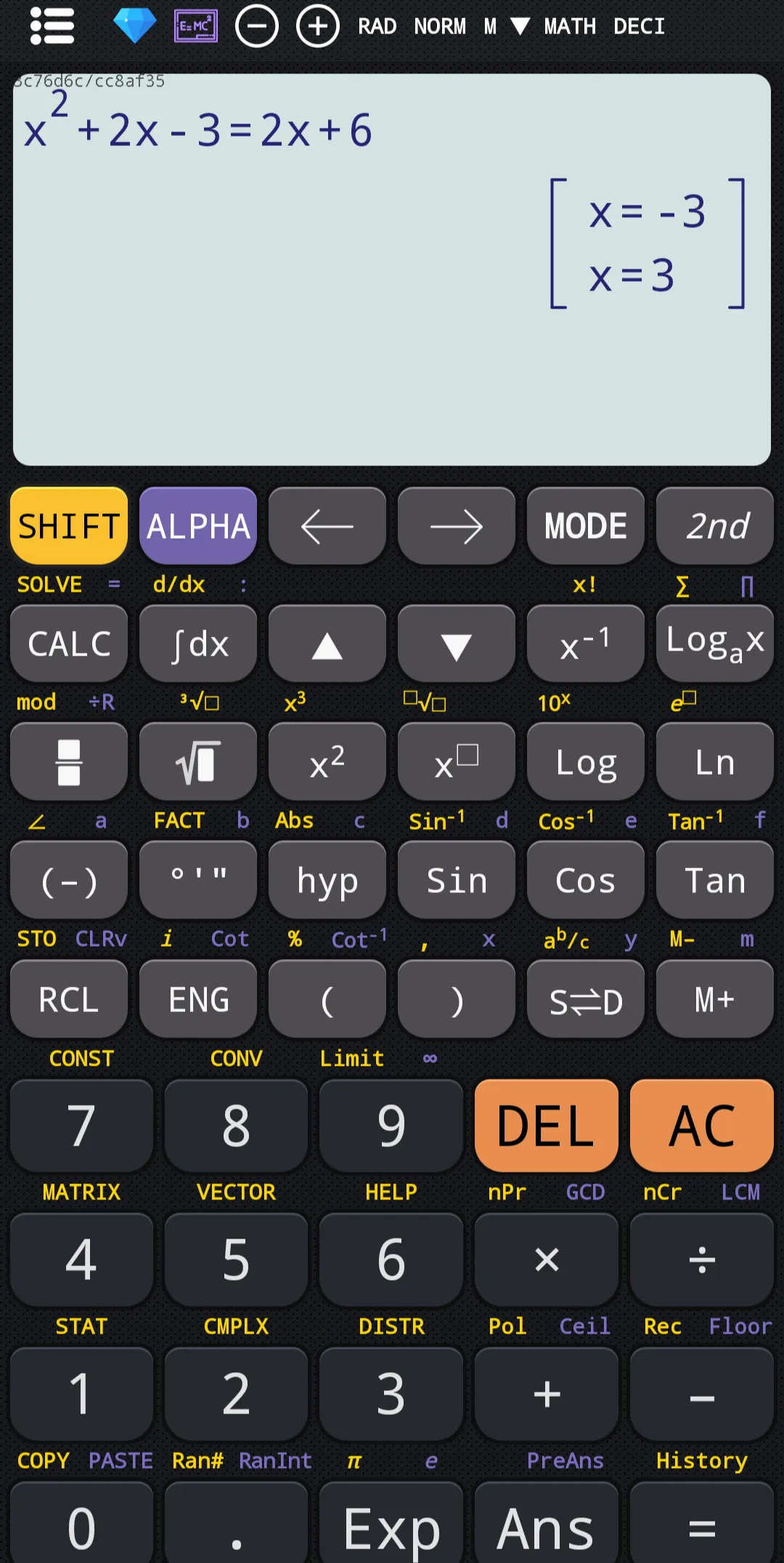 Scientific calculator plus 991 | Indus Appstore | Screenshot