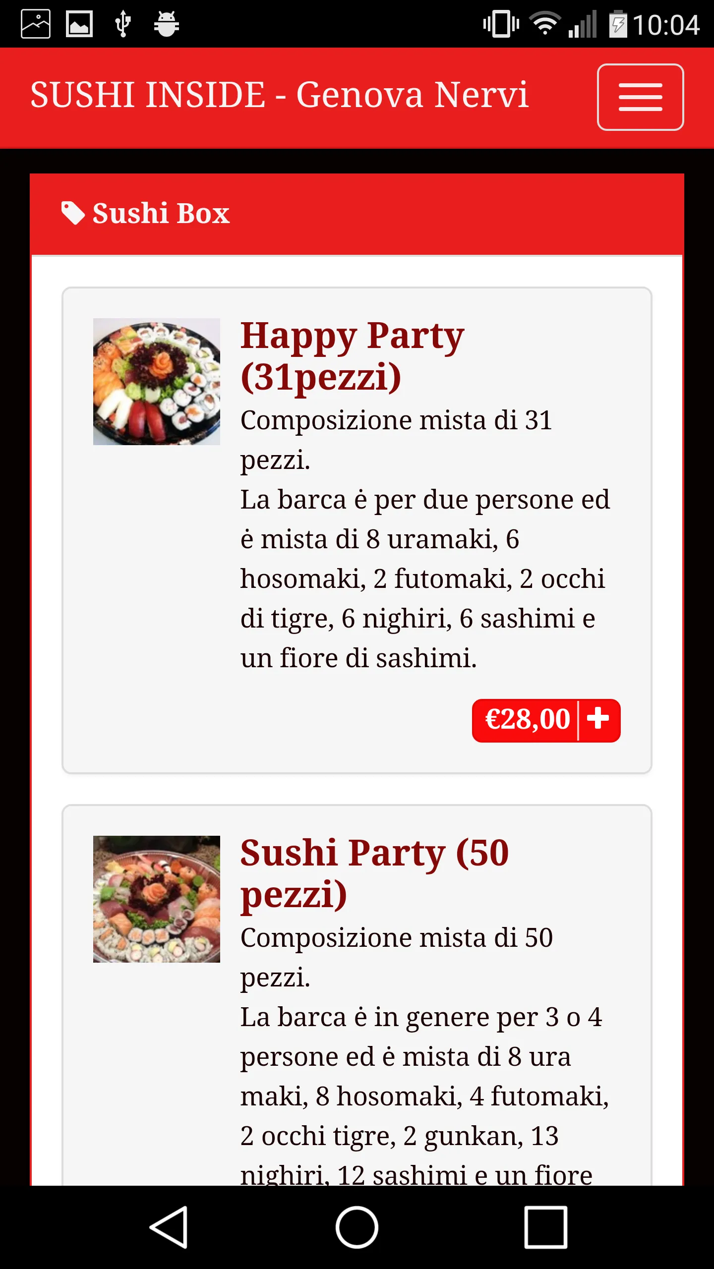 Sushi Inside Genova Nervi | Indus Appstore | Screenshot