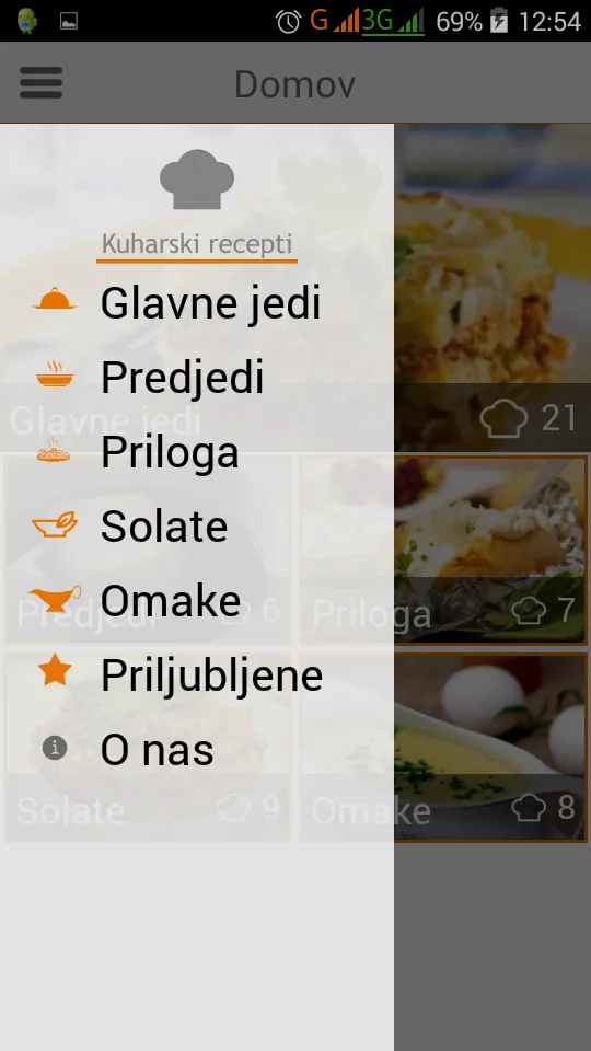 Kuharski recepti - Slovenski | Indus Appstore | Screenshot