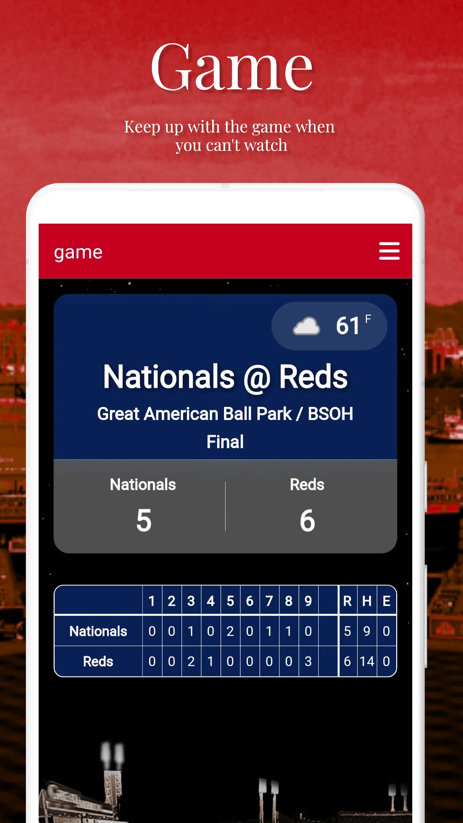 Cincinnati Baseball | Indus Appstore | Screenshot