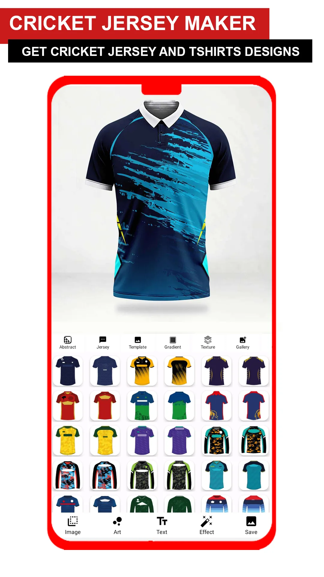 Cricket Jersey Maker | Indus Appstore | Screenshot