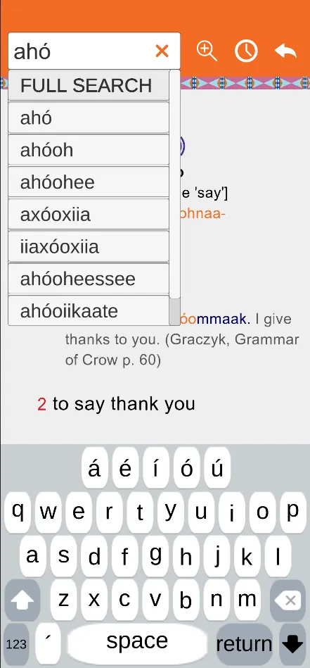 Crow Mobile Dictionary | Indus Appstore | Screenshot