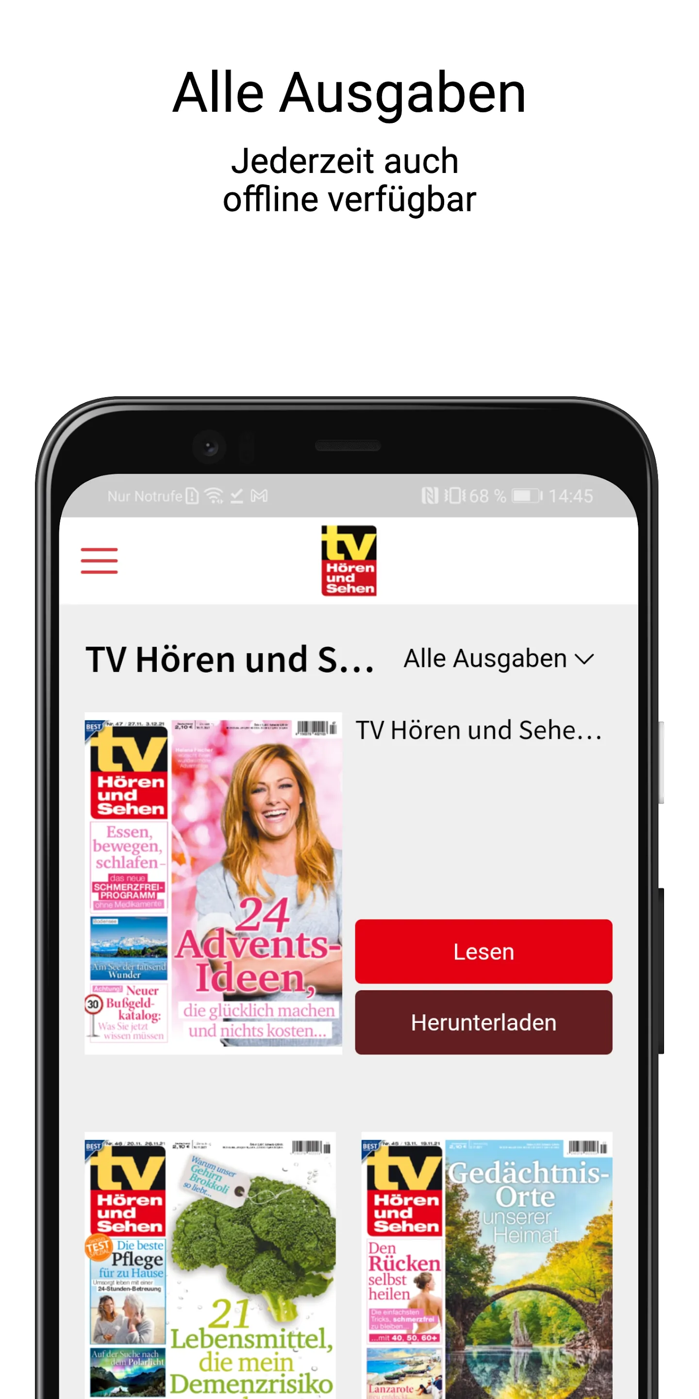 tv Hören und Sehen - ePaper | Indus Appstore | Screenshot