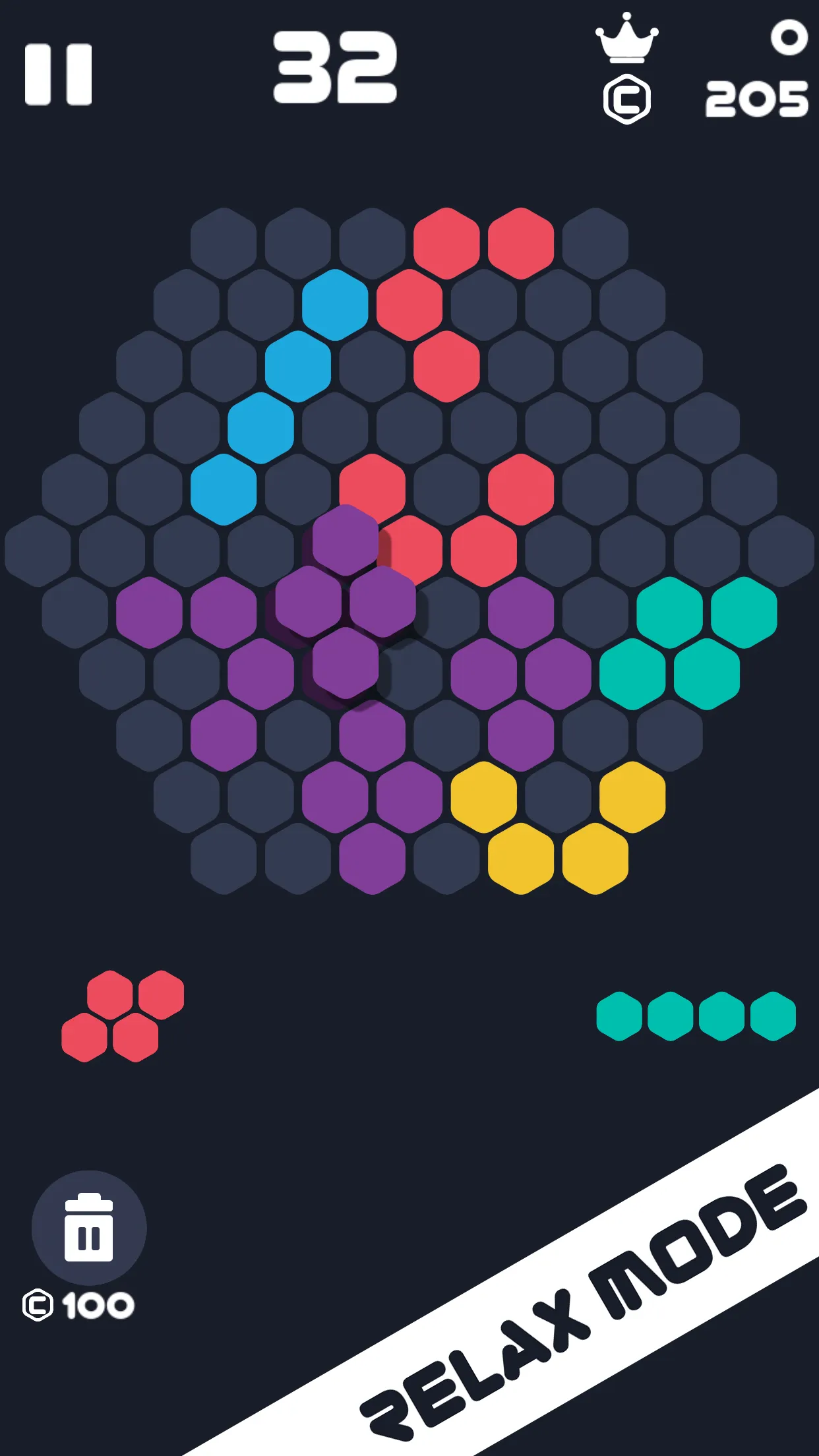 Hexa Brick: Hexagon Block 1010 | Indus Appstore | Screenshot