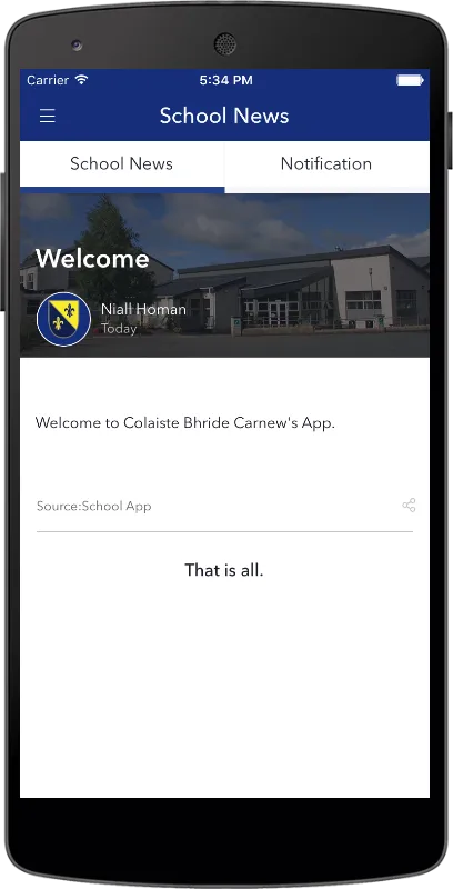 Colaiste Bhride Carnew | Indus Appstore | Screenshot