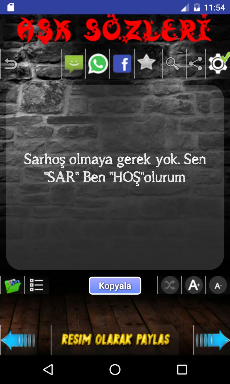 Aşk Sözleri 5000 | Indus Appstore | Screenshot