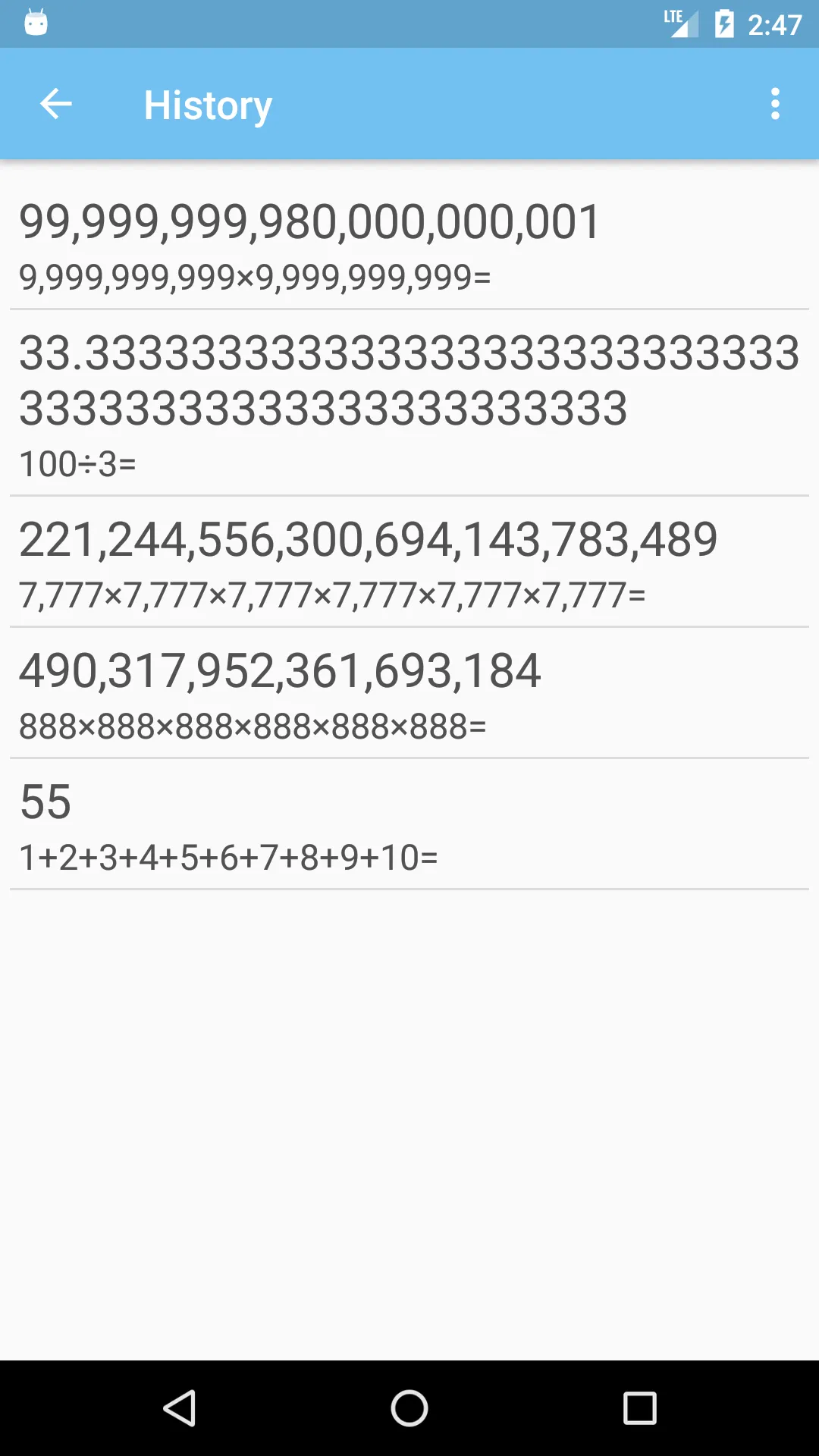 Calculator with many digit (Lo | Indus Appstore | Screenshot