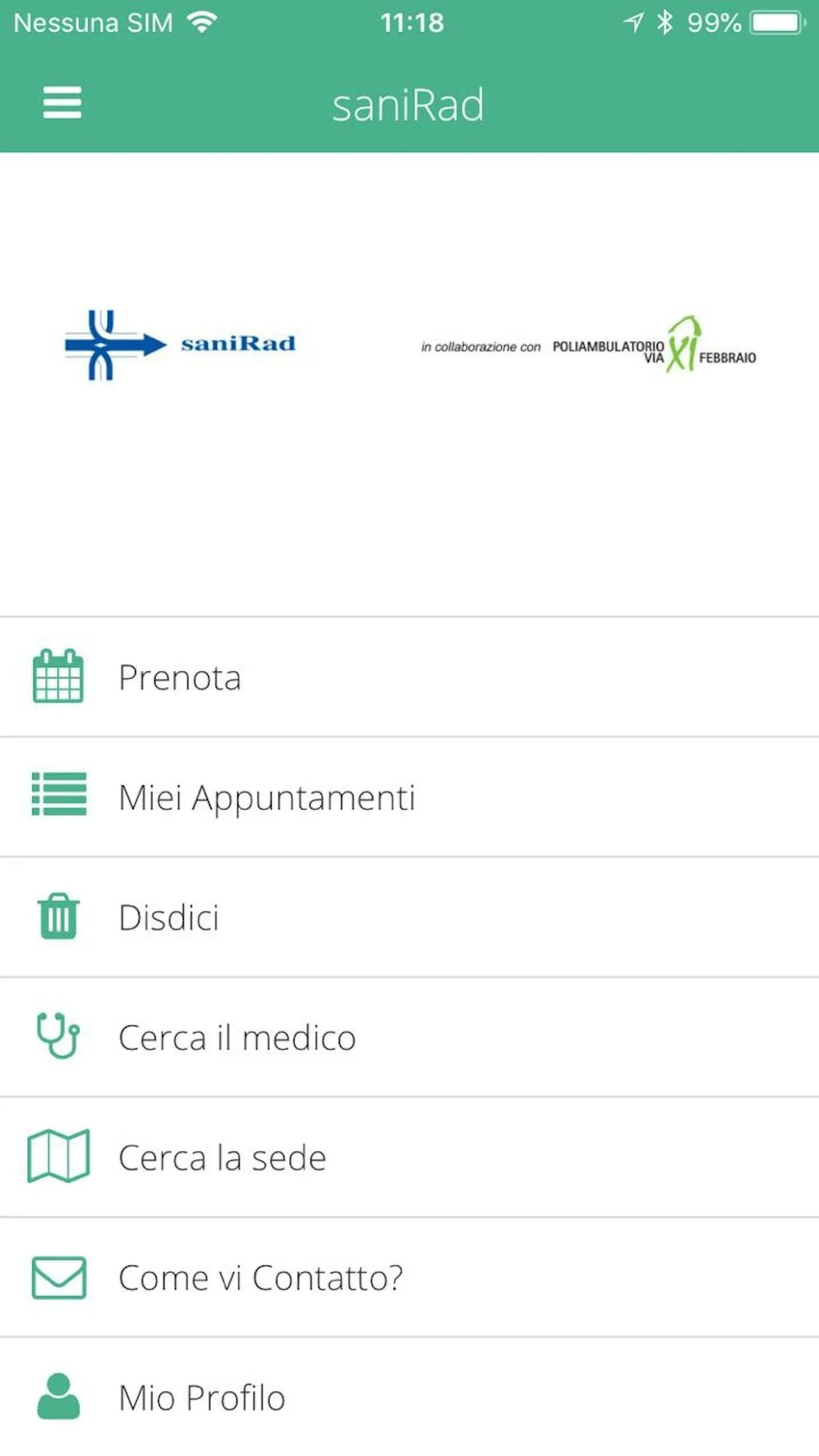 saniRad prenota facile | Indus Appstore | Screenshot