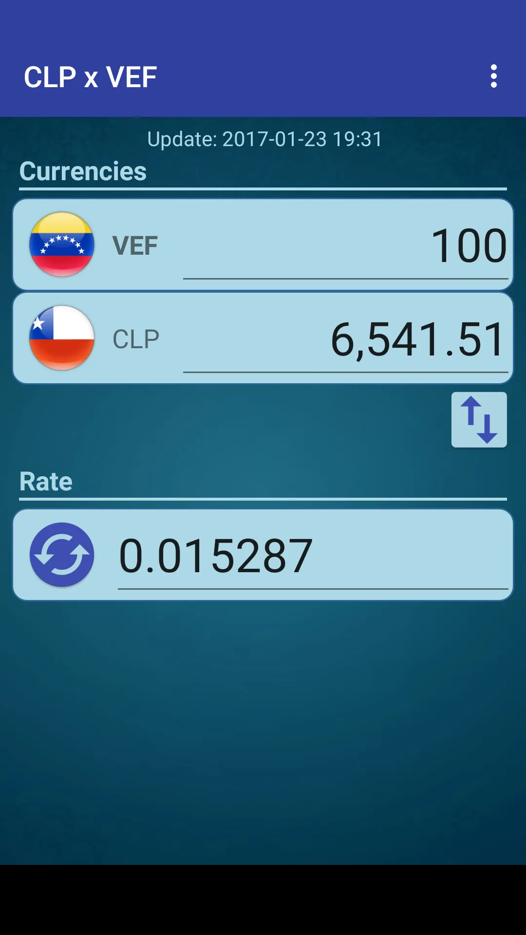 CHL Peso x Venezuelan Bolívar | Indus Appstore | Screenshot