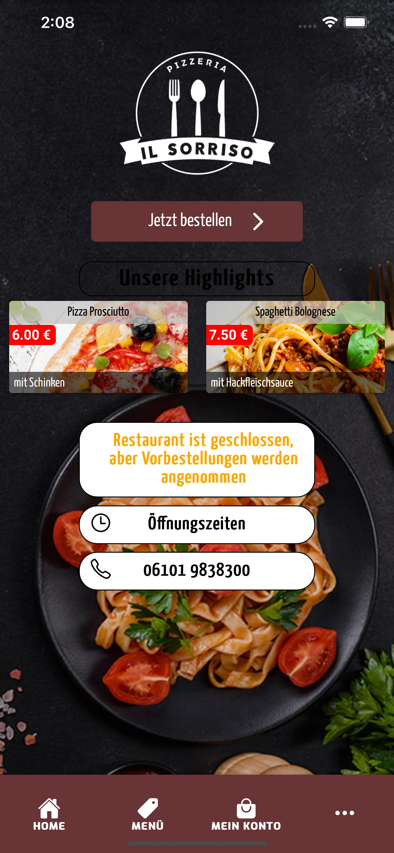 Pizzeria Il Sorriso | Indus Appstore | Screenshot