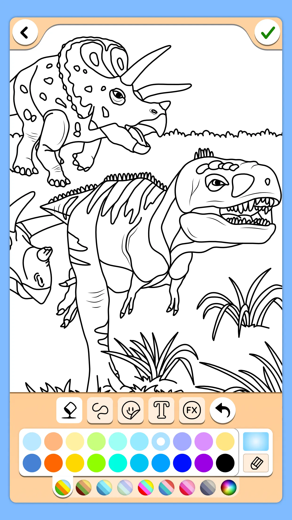 Dino Coloring Game | Indus Appstore | Screenshot