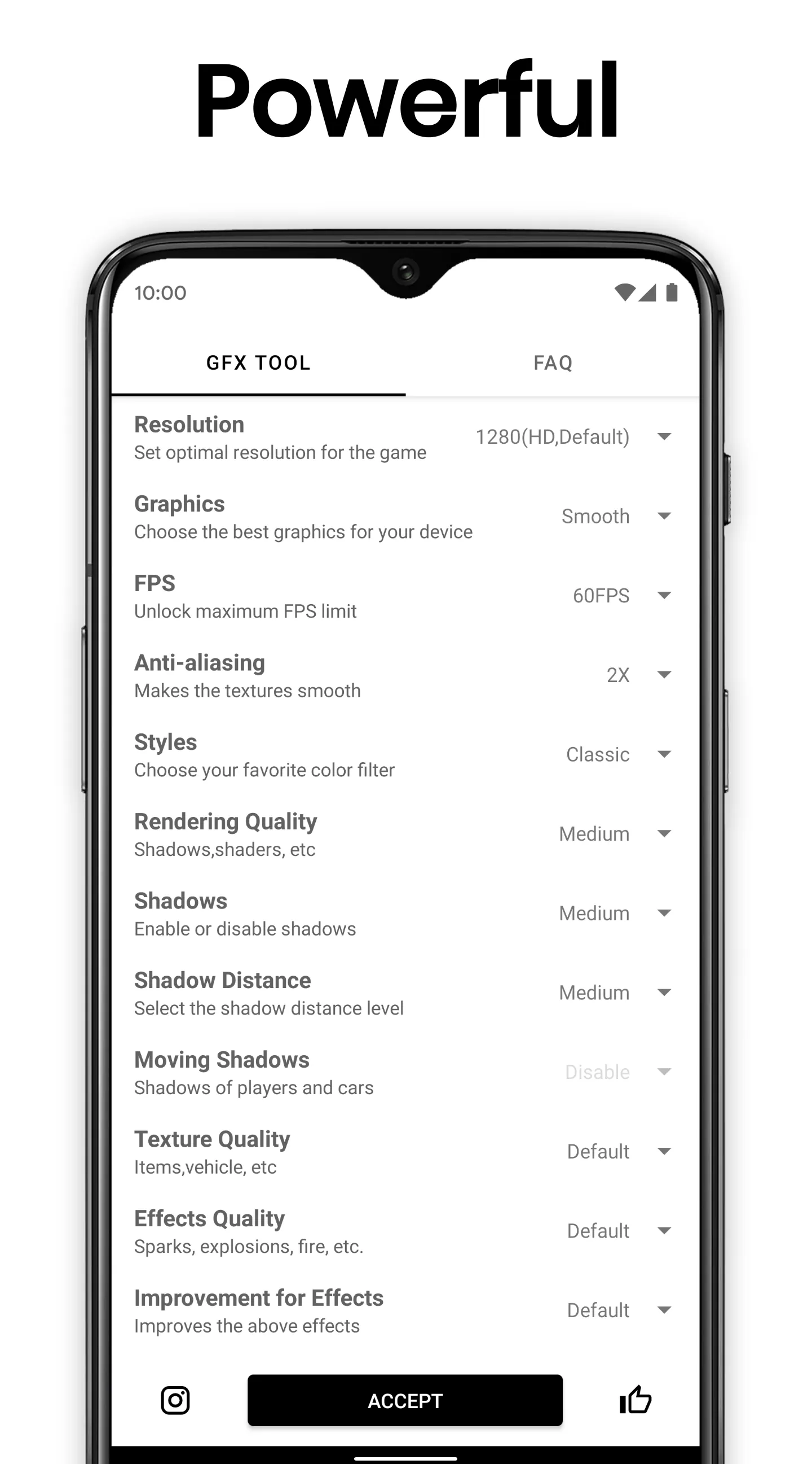 GFX Tool: Launcher & Optimizer | Indus Appstore | Screenshot