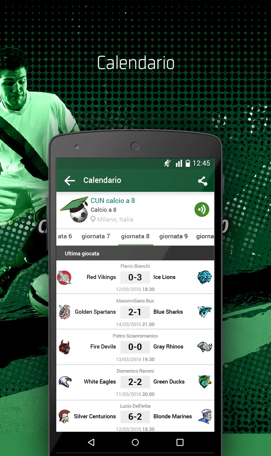 Campionato Universitario | Indus Appstore | Screenshot