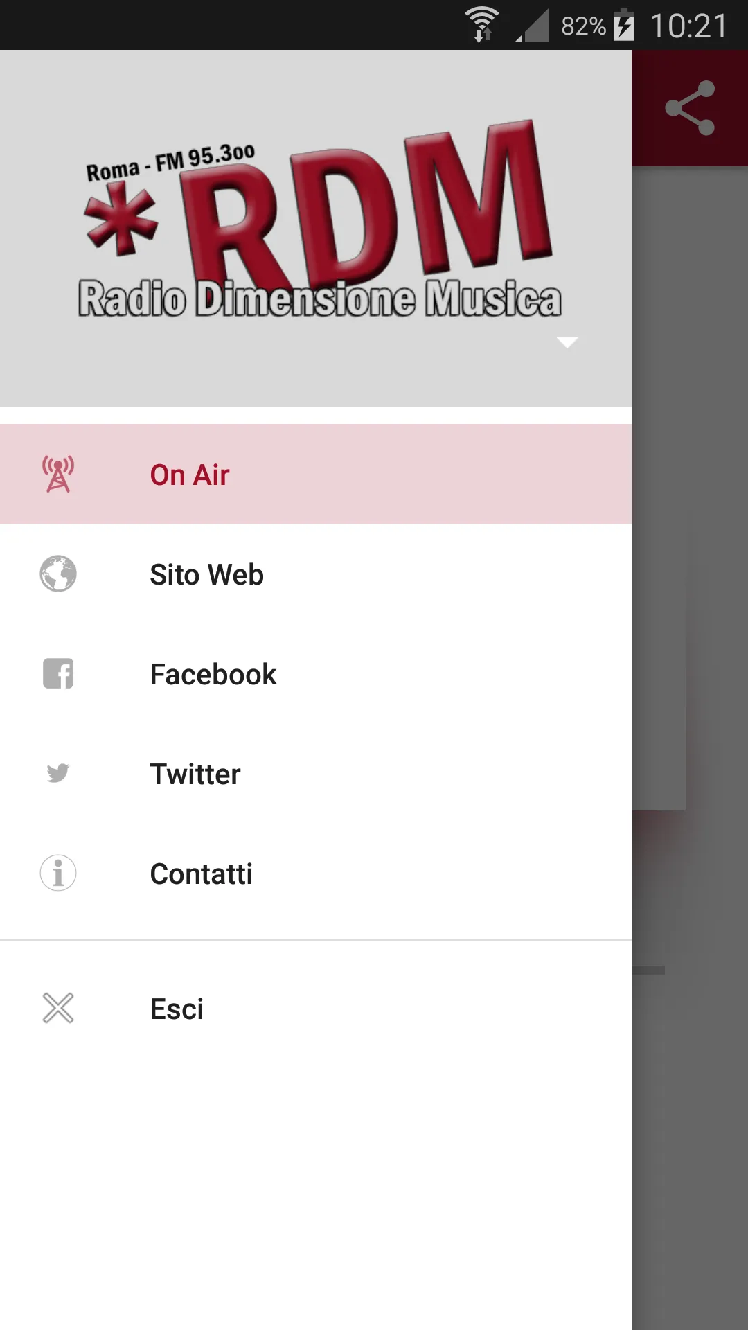 RDM Radio Dimensione Musica | Indus Appstore | Screenshot