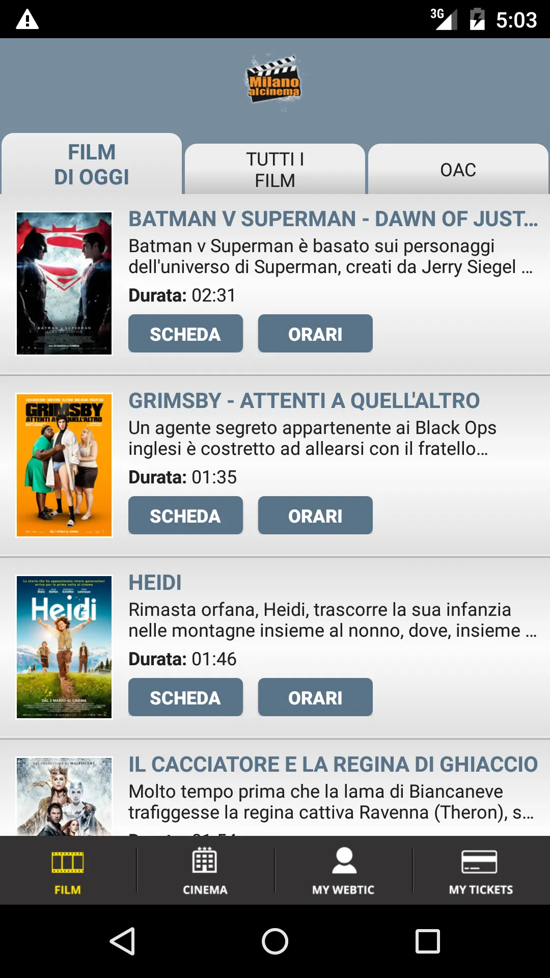 Webtic Milano al Cinema | Indus Appstore | Screenshot