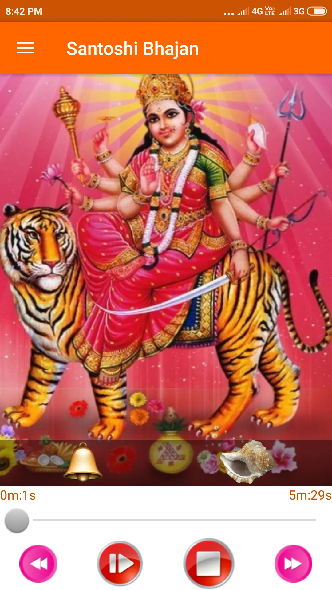 Santoshi Bhajan | Indus Appstore | Screenshot