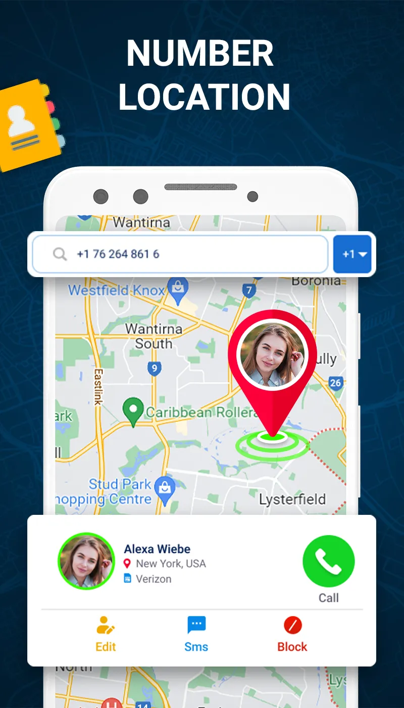 Caller phone locator by Number | Indus Appstore | Screenshot