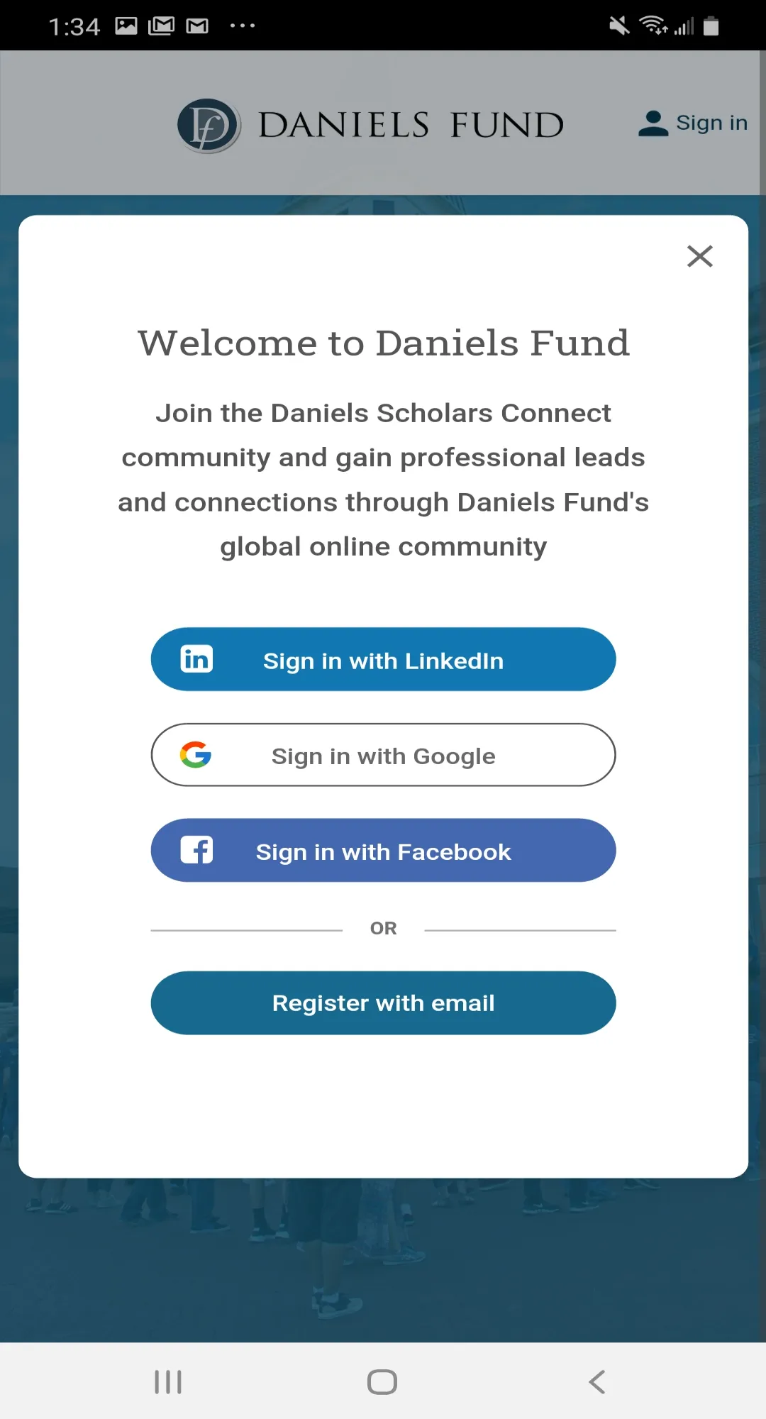 Daniels Scholars Connect | Indus Appstore | Screenshot