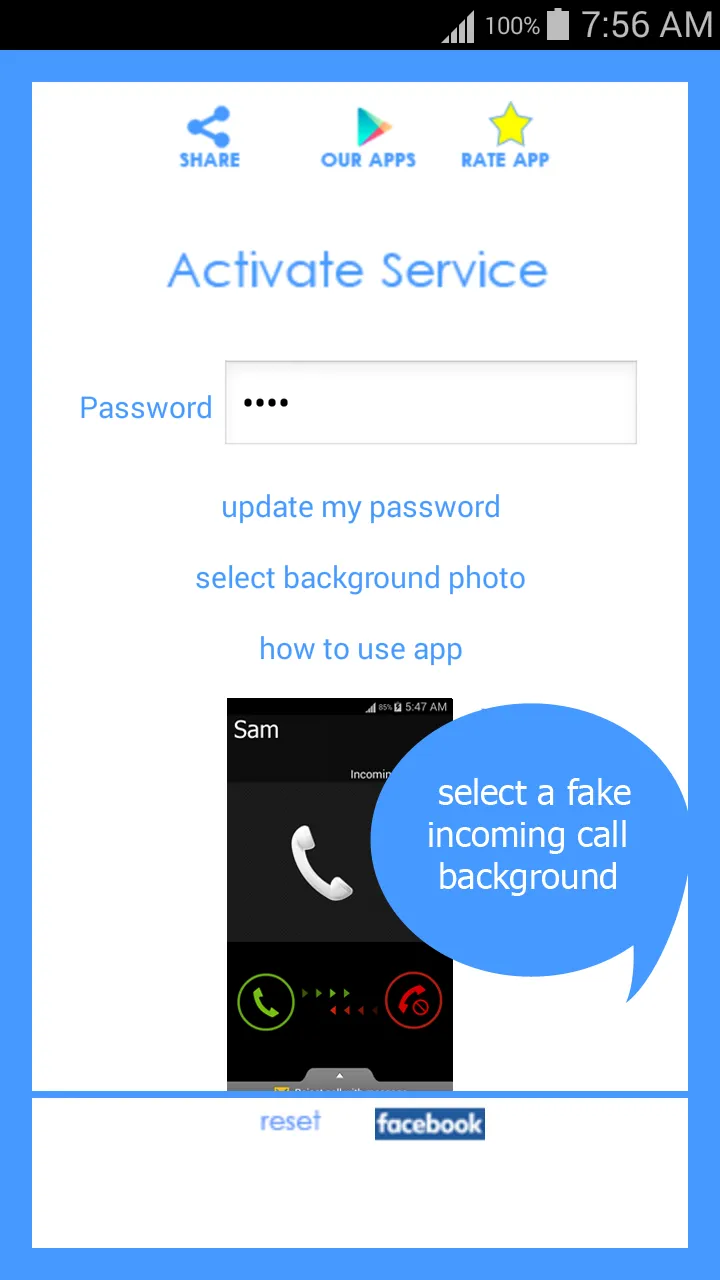 Hide Call Num | Indus Appstore | Screenshot