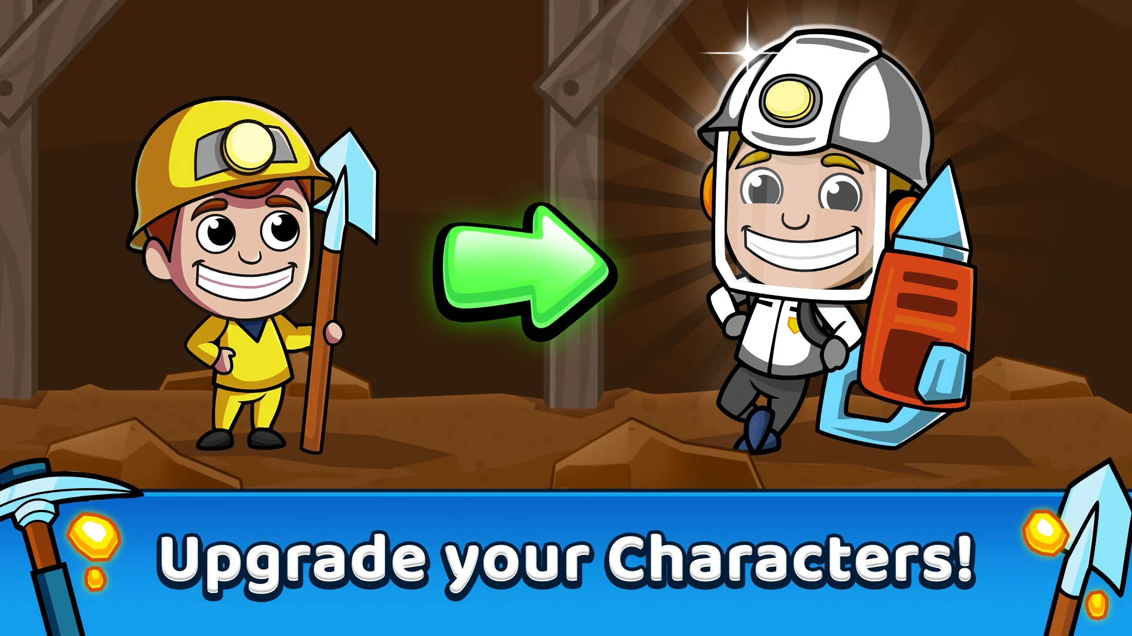Idle Miner Tycoon: Gold Games | Indus Appstore | Screenshot