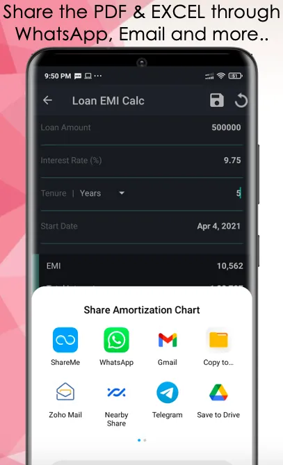 EMI Calculator - Loan Planner/ | Indus Appstore | Screenshot