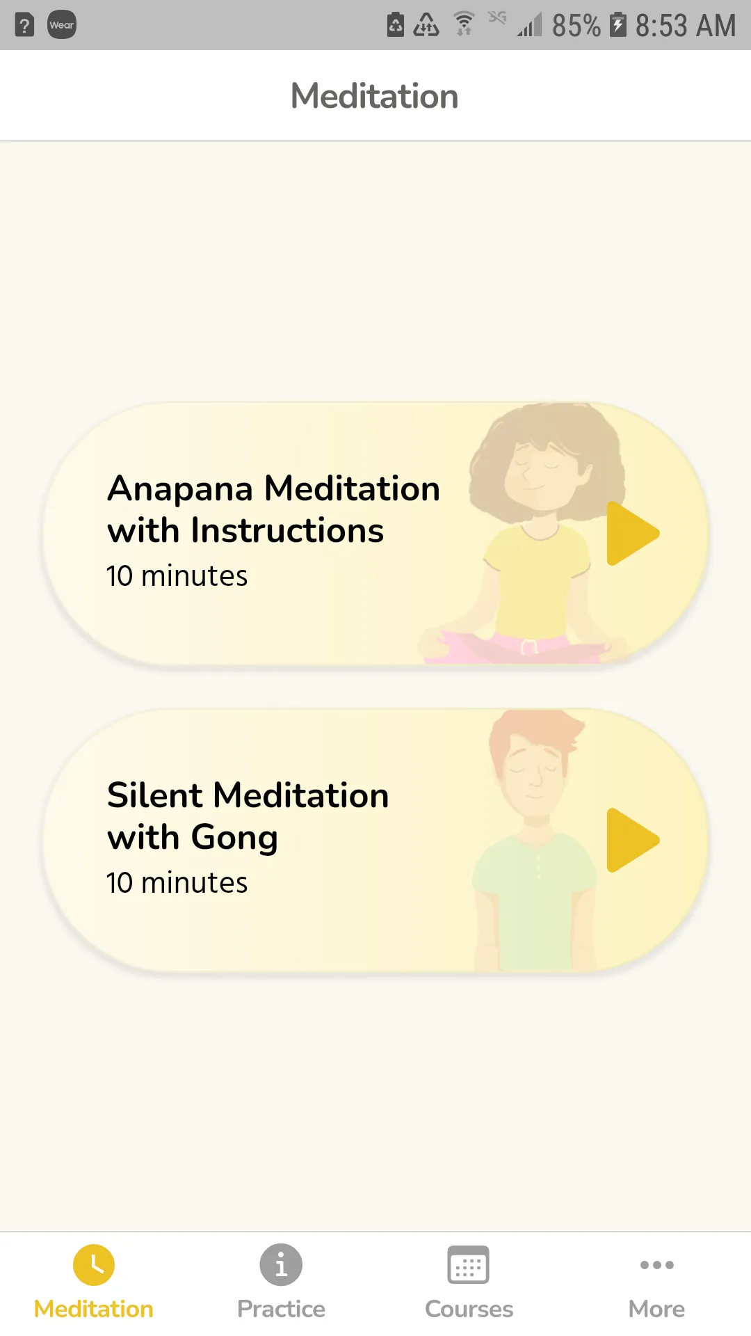 Anapana for Young People | Indus Appstore | Screenshot