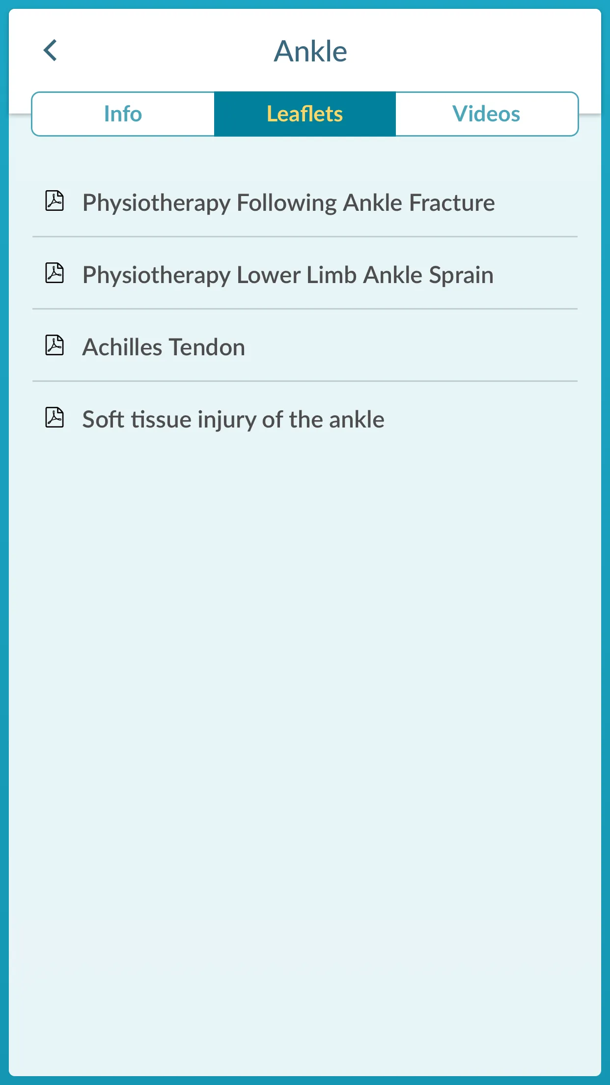 Musculoskeletal (MSK) Self-Car | Indus Appstore | Screenshot