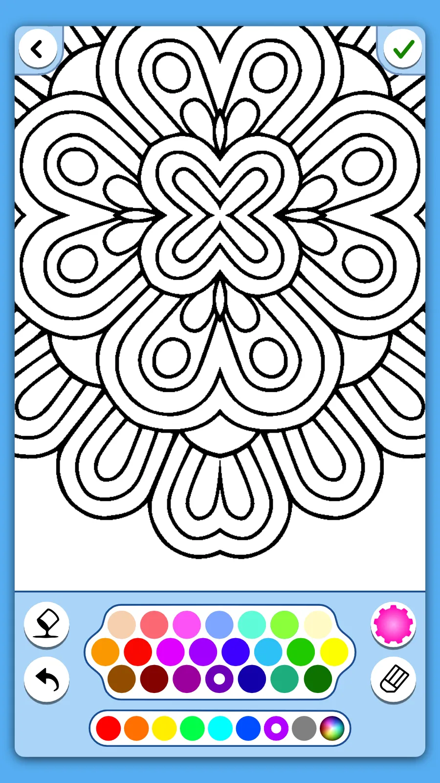 Mandala coloring book adults | Indus Appstore | Screenshot