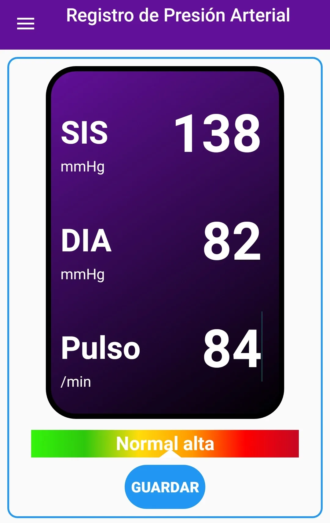 Blood Pressure Diary | Indus Appstore | Screenshot