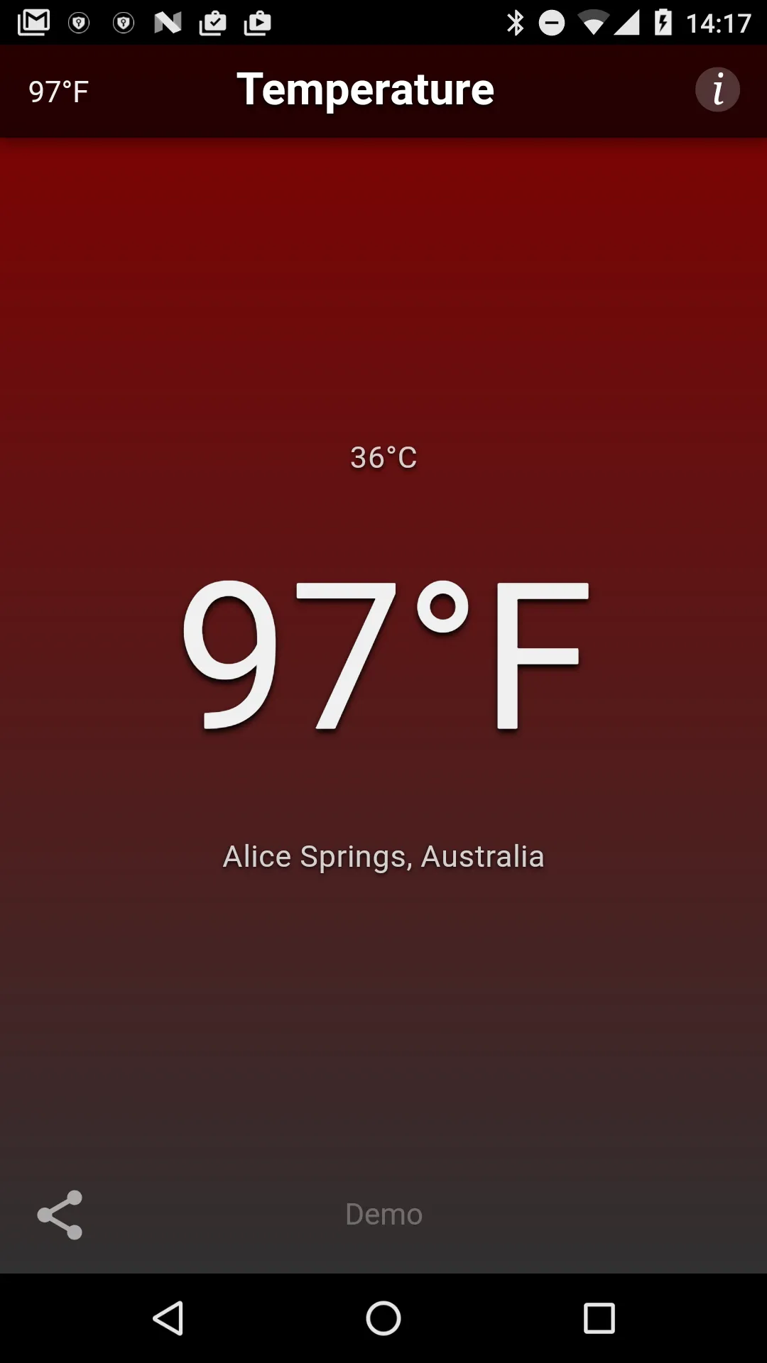 Temperature | Indus Appstore | Screenshot