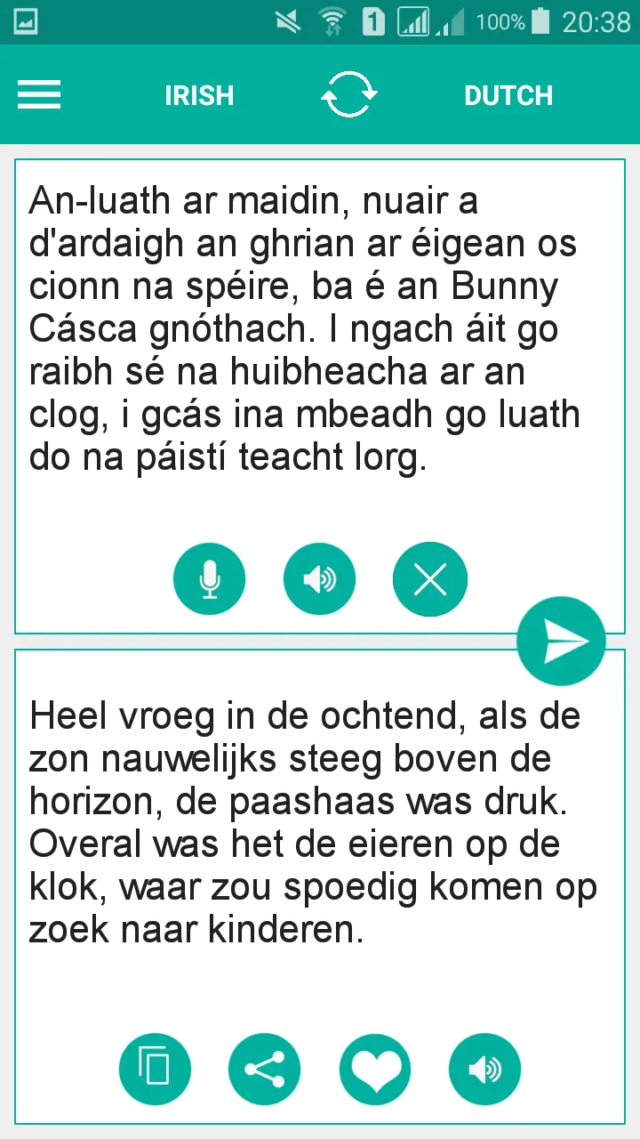 Irish Dutch Translator | Indus Appstore | Screenshot