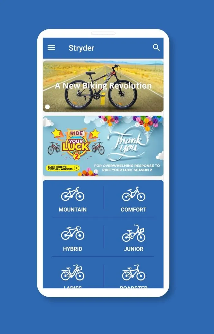 Stryder Bikes | Indus Appstore | Screenshot