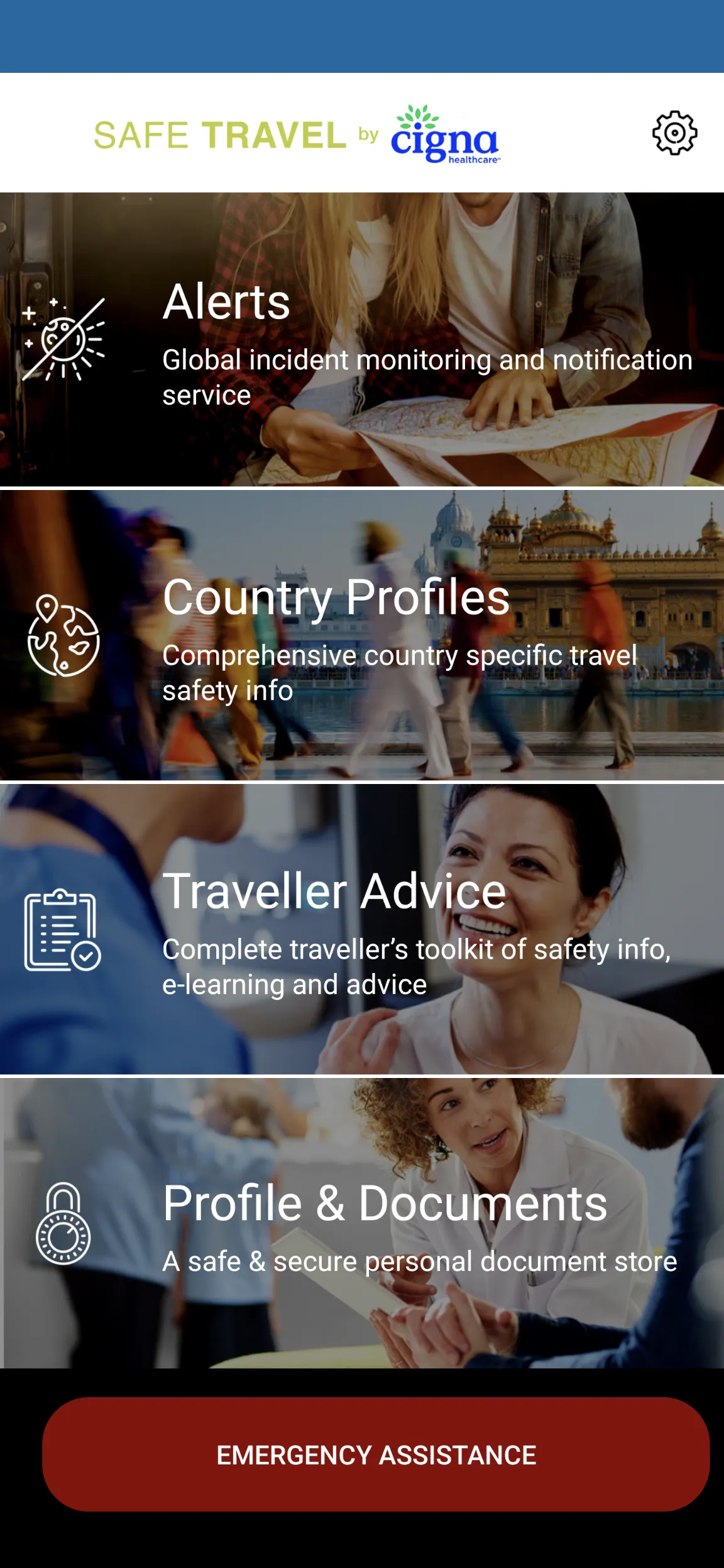 Safe Travel By Cigna | Indus Appstore | Screenshot