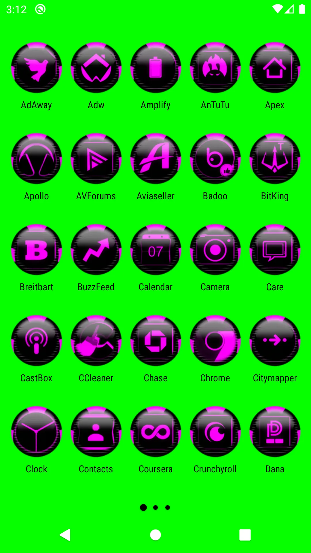 Pink Icon Pack Style 6 | Indus Appstore | Screenshot