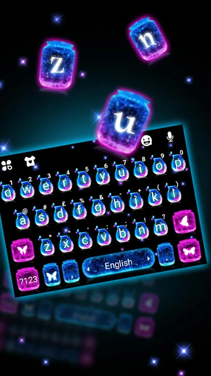 Neon Dream Keyboard Theme | Indus Appstore | Screenshot