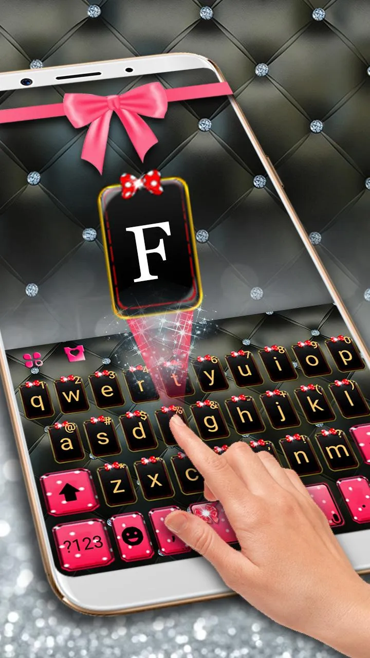 Luxury Bowknot Keyboard Theme | Indus Appstore | Screenshot