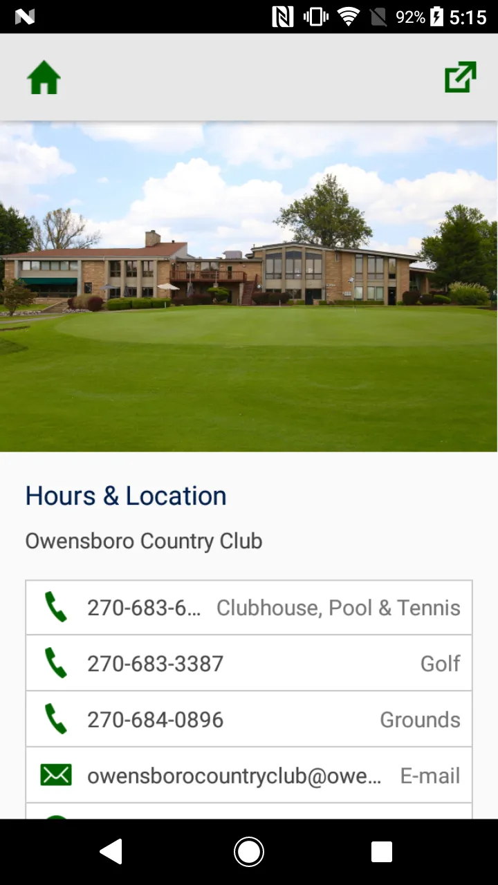 Owensboro Country Club | Indus Appstore | Screenshot