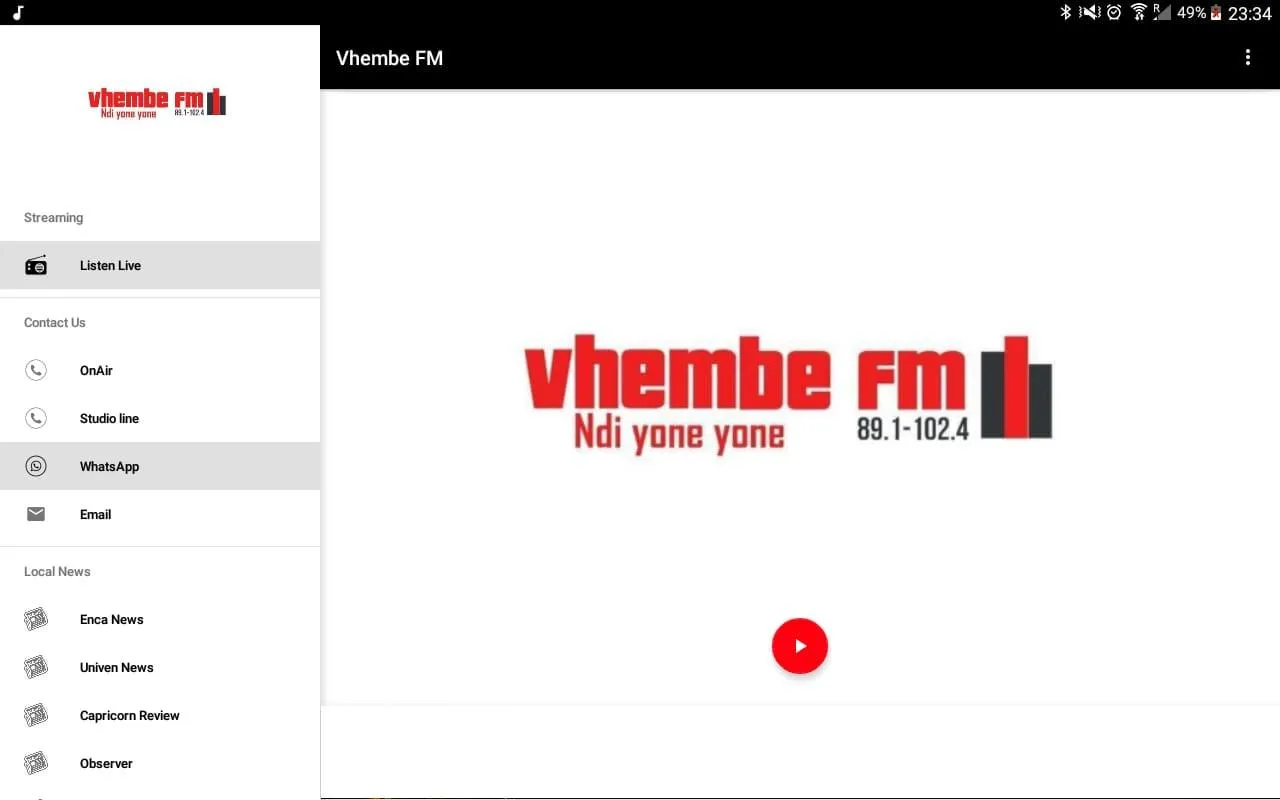 VHEMBE FM | Indus Appstore | Screenshot