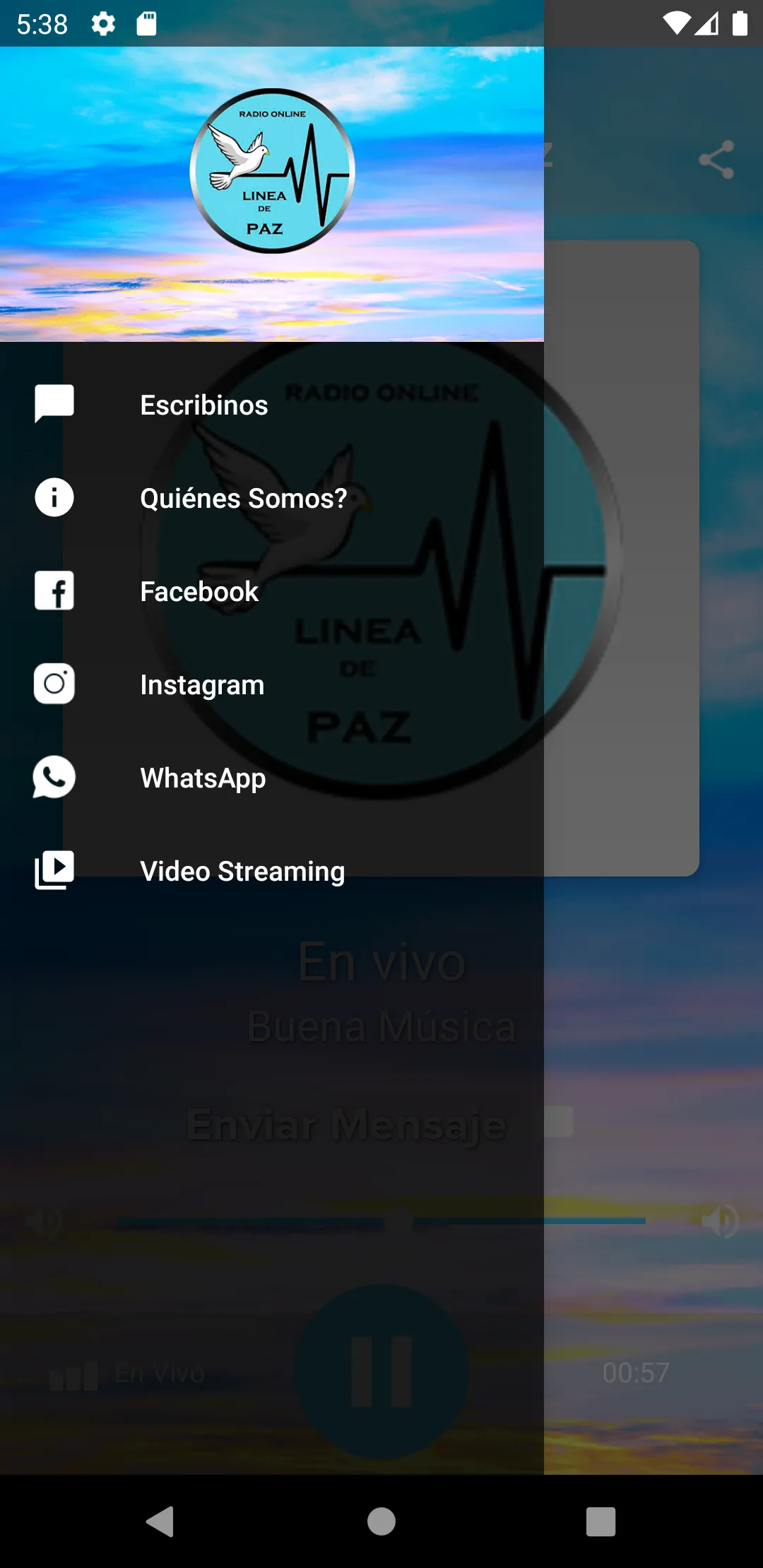 Radio linea de paz | Indus Appstore | Screenshot