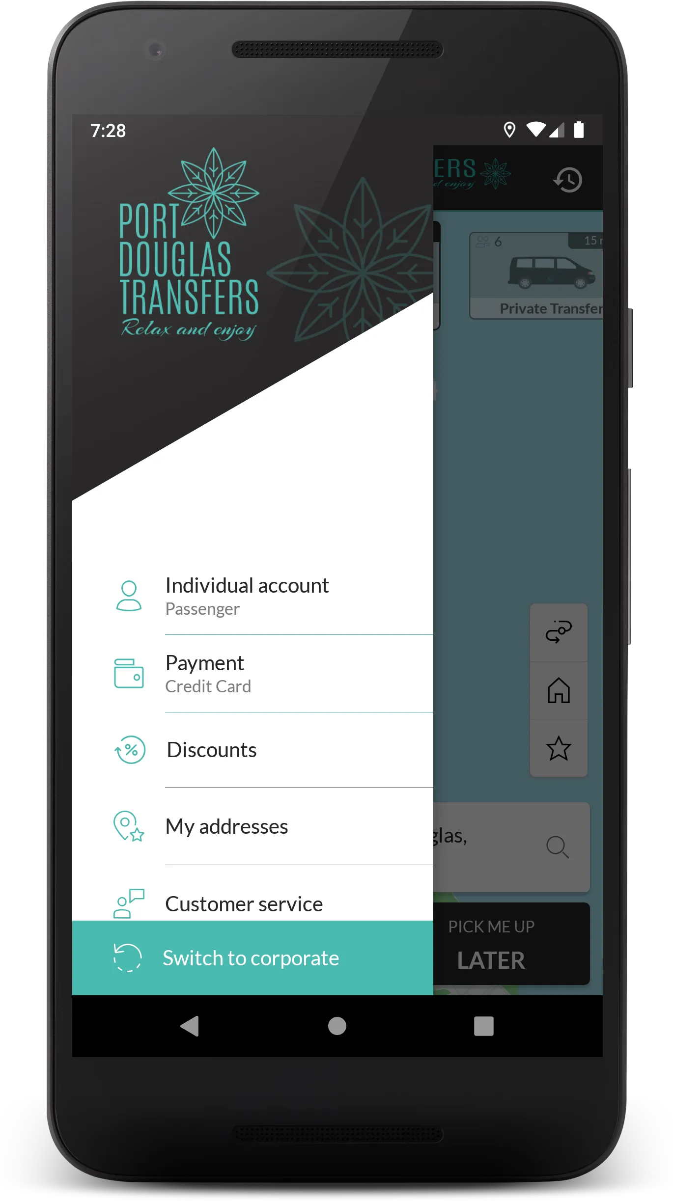 Port Douglas Transfers | Indus Appstore | Screenshot